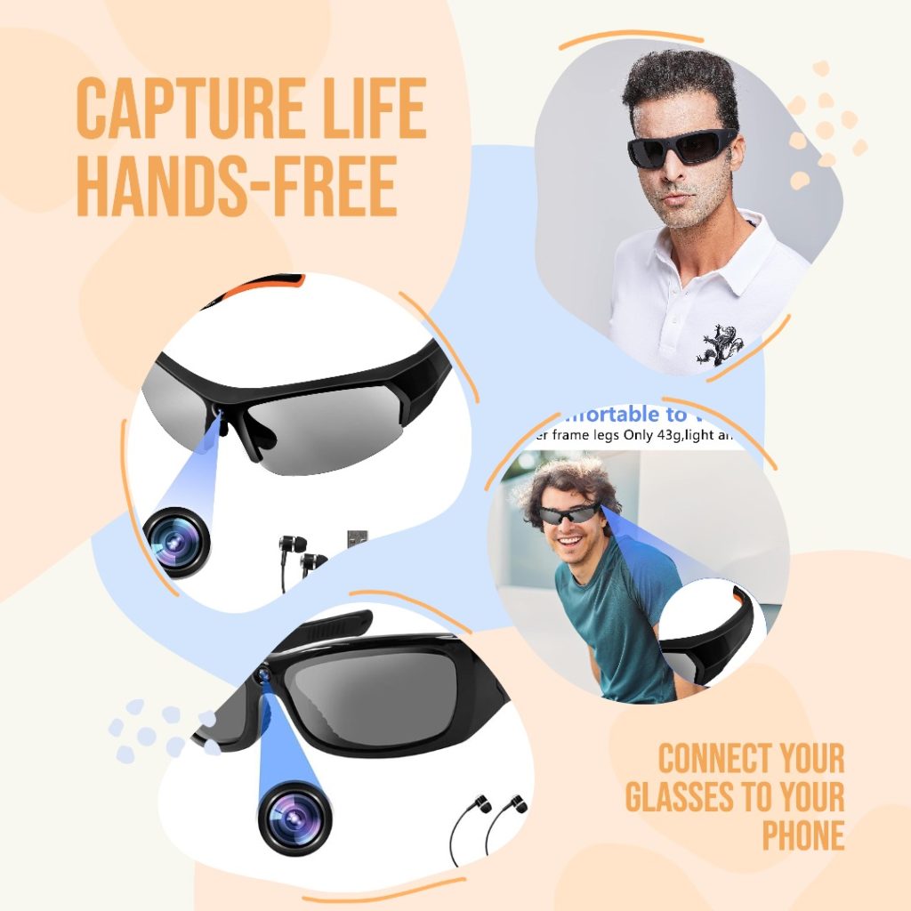 Camera Glasses That Connect to Phone