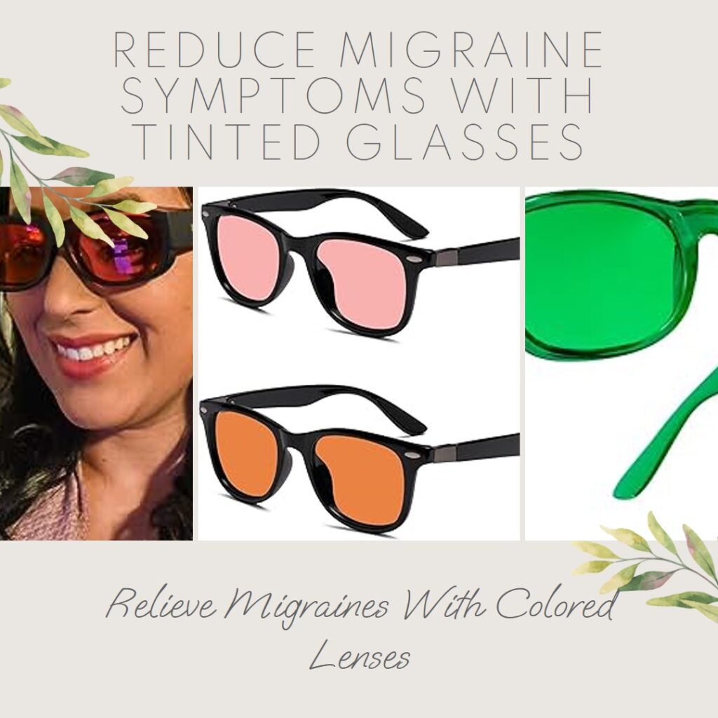 what color lenses are best for migraines